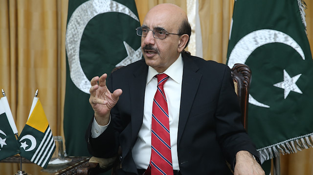 President of Azad Kashmir Masood Khan

