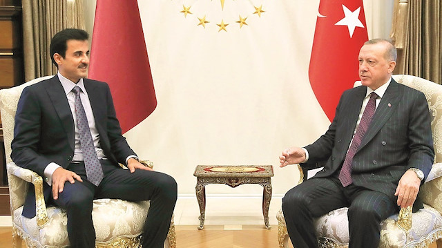Katar Emiri Al Sani - Cumhurbaşkanı Erdoğan