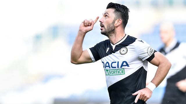 Tolgay Arslan, Udinese formasıyla ilk golünü attı.