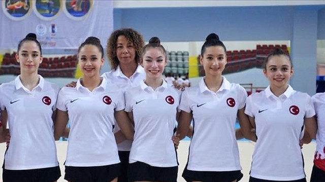 Turkish rhythmic gymnastics team win European title