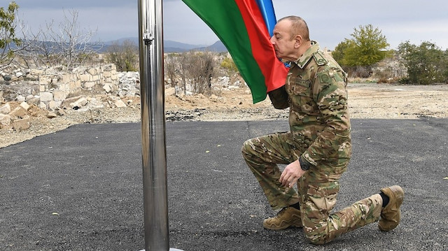 Azeri President İlham Aliyev