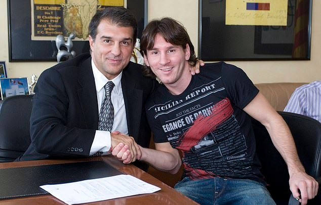 Laporta ve Messi