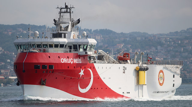 Turkish seismic research vessel Oruc Reis 