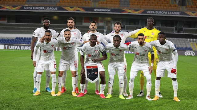Sivasspor, Avrupa Ligi'nde 6 puanla 3. sırada yer alıyor.
