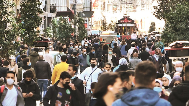Caddenin Taksim Meydanı girişinden Tünel Meydanı’na kadar olan kısmında aynı anda 7 bin kişi bulunabilecek.
