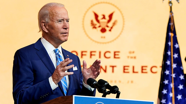 US President-elect Joe Biden d