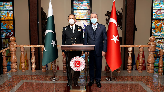 Pakistan's Naval Chief Muhammad Amjad Khan Niazi in Ankara

