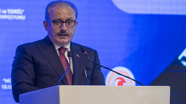 Turkey’s parliament speaker Mustafa Şentop