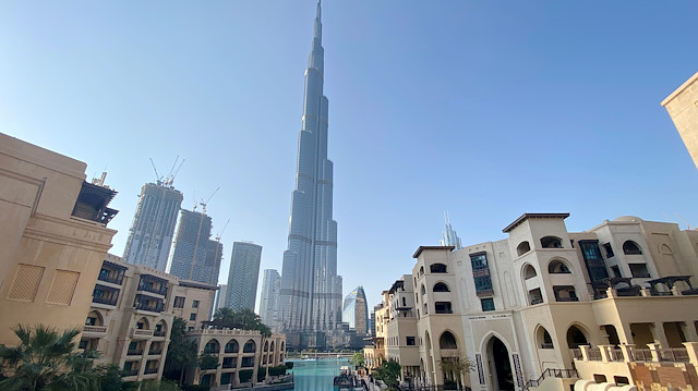 A general view shows the area outside the Burj Khalifa, the world's tallest building, mostly deserted, after a curfew was imposed to prevent the spread of the coronavirus disease (COVID-19), in Dubai, United Arab Emirates March 25, 2020.