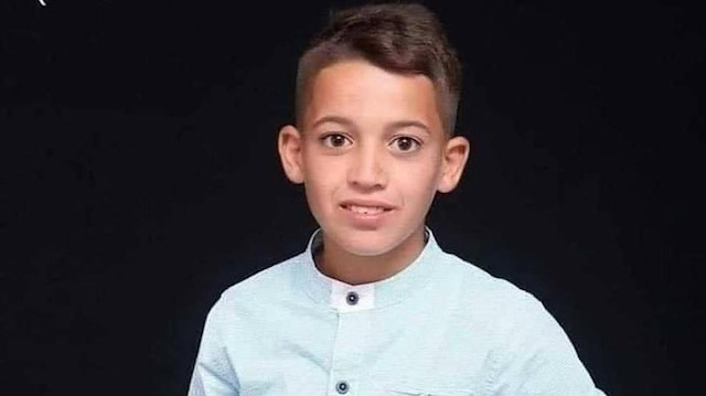 İsrail askerleri tarafından karnından vurularak öldürülen 14 yaşındaki Ali Ayman Nasr Abu Alia.