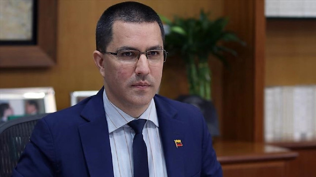 Venezuelan FM Jorge Arreaza.