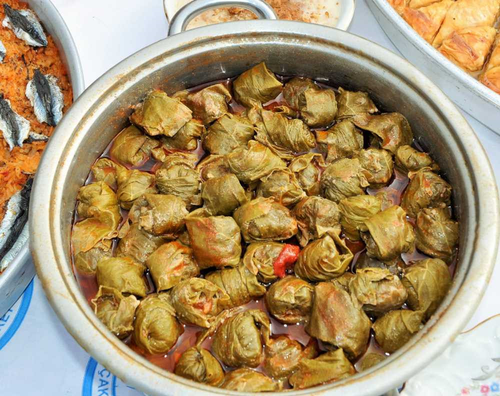Yaprak sarması.