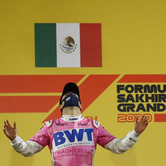 Sergio Perez wins his 1st Formula 1 race in Sakhir GP