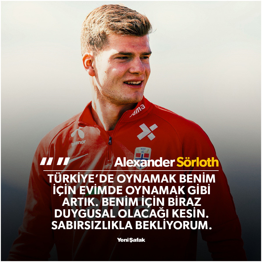 Dünya Kupası yolunda A Milli Takımımıza rakip olan Norveç Milli Takımı'nda Alexander Sörloth kurayı değerlendirdi.