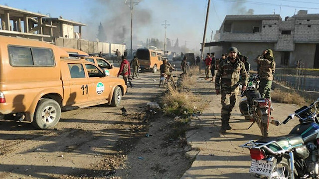 Yapılan açıklamada, ilçedeki bir yol kontrol noktasında, PKK/YPG’li teröristlerce bombalı aracın patlatıldığını hatırlatıldı.