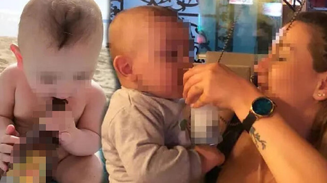 Minik bebeğe alkol içiren annenin fotoğrafları sosyal medyada infiale neden olmuştu. 