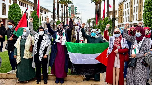 Protest against normalization deals with Israel in Morocco

