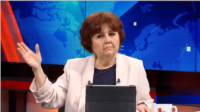Halk TV ekranlarında Ayşenur Arslan'ın Karabağ'daki, 'Zafer' rahatsızlığı  tepki çekti