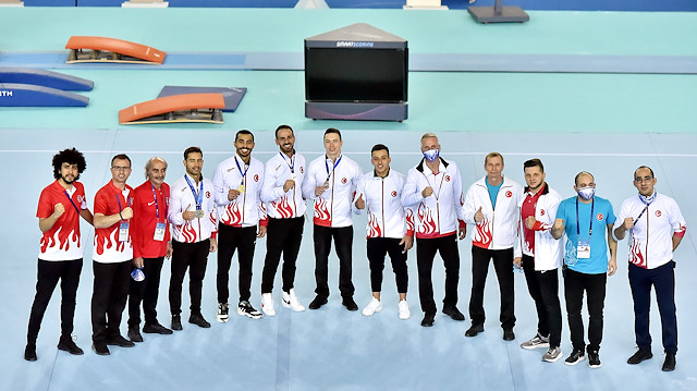 المنتخب التركي يحرز 8 ميداليات في بطولة أوروبا للجمباز الفني