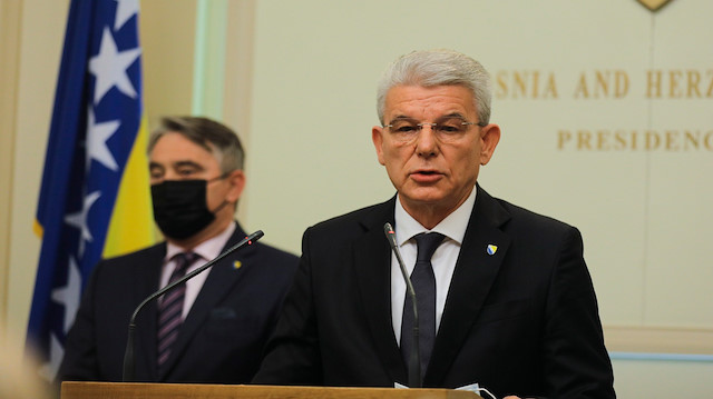 Bosna Hersek Devlet Başkanlığı Konseyinin Boşnak üyesi Sefik Dzaferovic.
