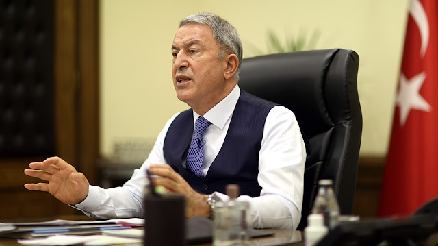 Turkish Defense Minister Hulusi Akar

