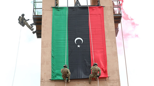 Libya ordusunun eğitimi Türkiye'nin desteği ile devam ediyor.