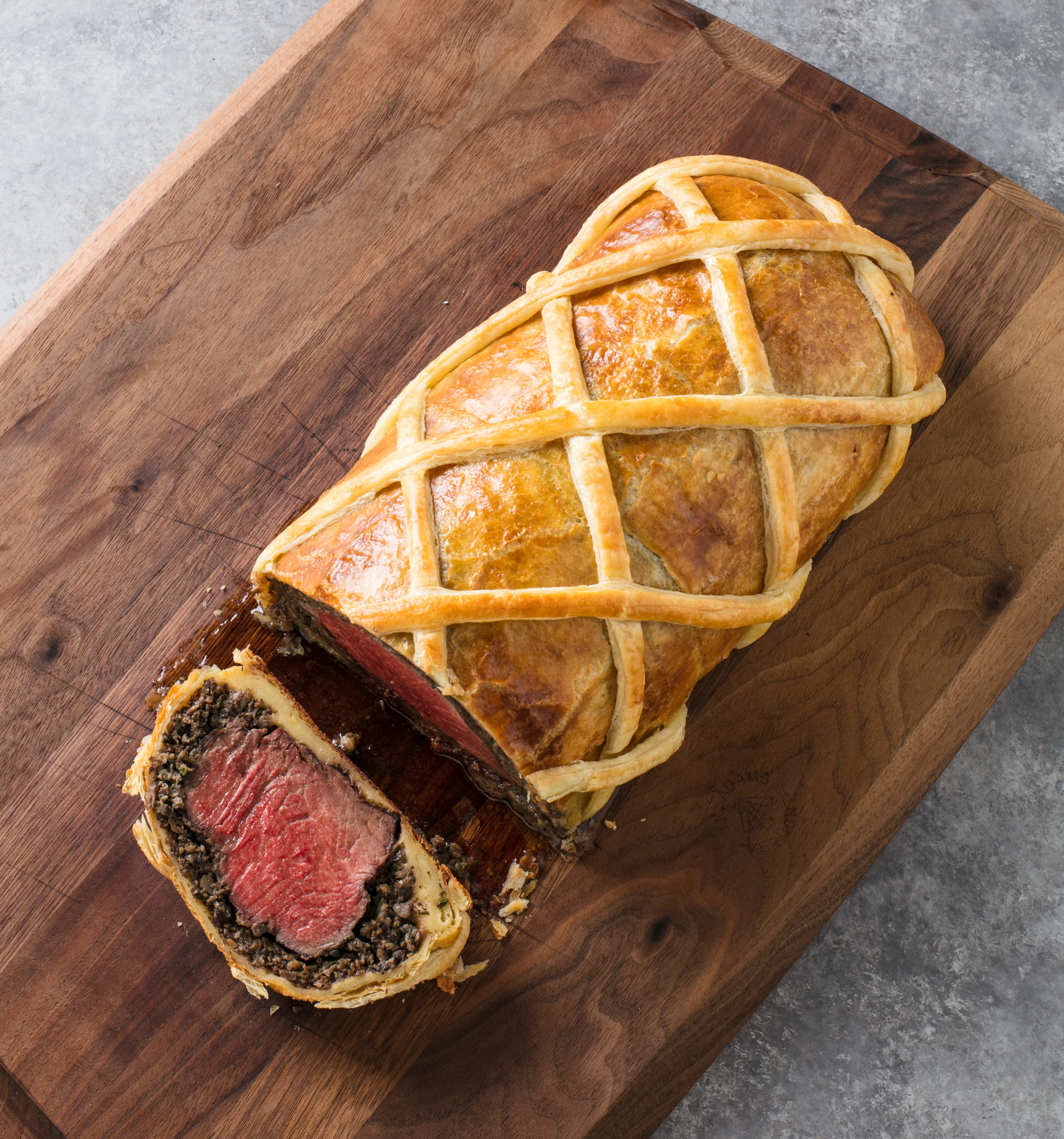 Beef Wellington.