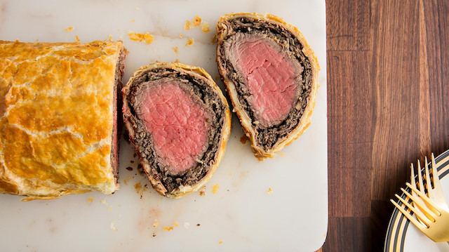 Beef Wellington.