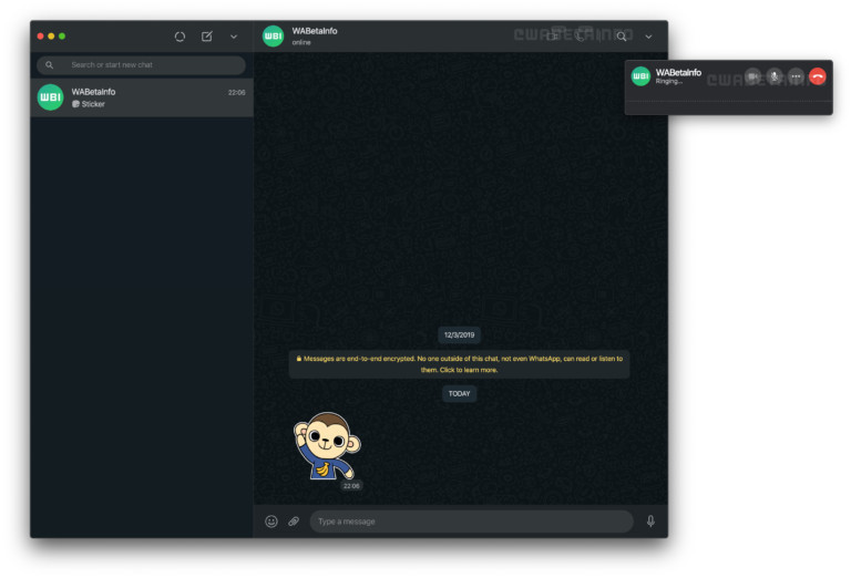 WhatsApp, bu yeni güncellemeyle birlikte bilgisayar üzerinden de sesli ve görüntülü görüşme yapmayı sağlıyor.