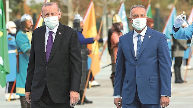 Cumhurbaşkanı Erdoğan - Irak Başbakanı Kazımi