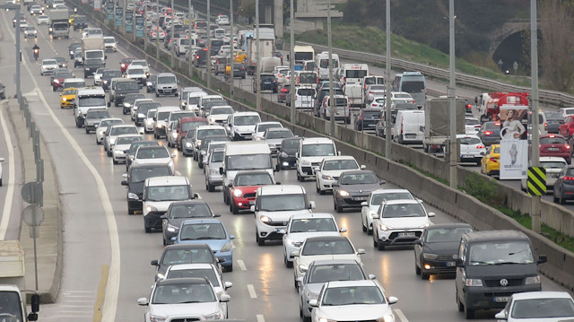 Trafik yoğunluğu yüzde 60'lara ulaştı.