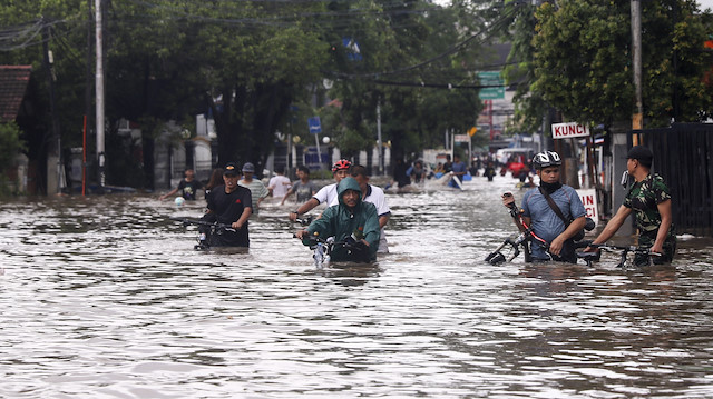 File photo: Flood strikes Indonesia's capital Jakarta


