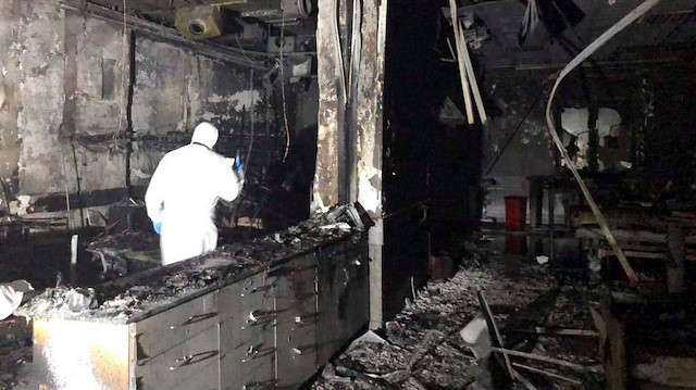 Gaziantep'teki hastane yangınında ölenlerin sayısı 11'e yükseldi.