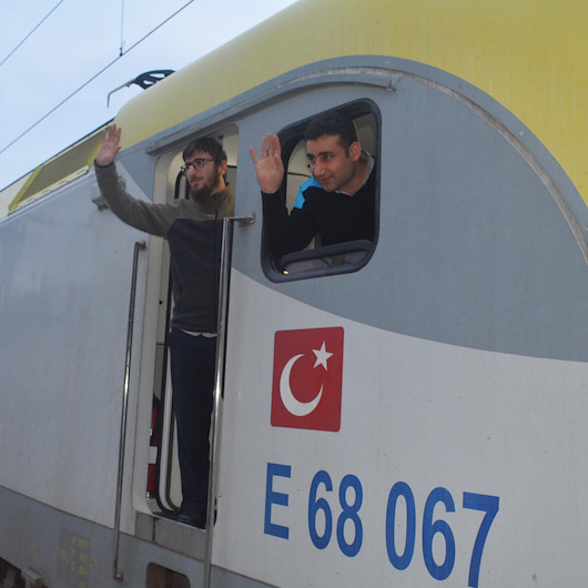 Türkiyenin Çine giden ikinci ihracat treni Bilecike ulaştı