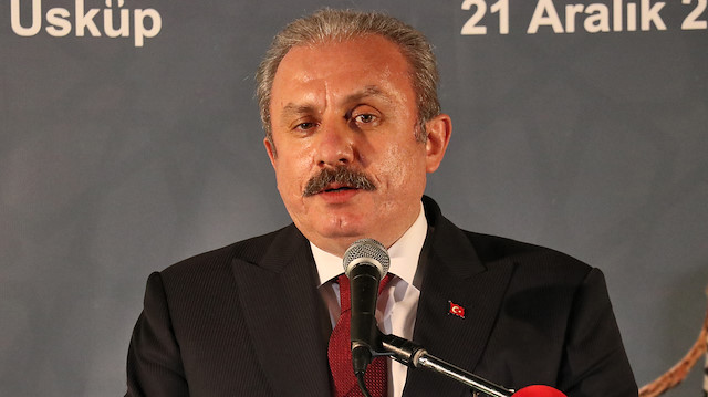 Turkish Parliament Speaker Mustafa Sentop in North Macedonia