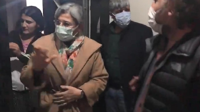 Leyla Güven, HDP'li Semra Güzel'in evinde gözaltına alınmıştı.