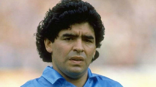 Argentina's legendary football player Diego Maradona 