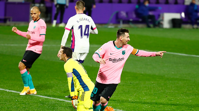 Messi, 748. maçında 644. golünü  attı.