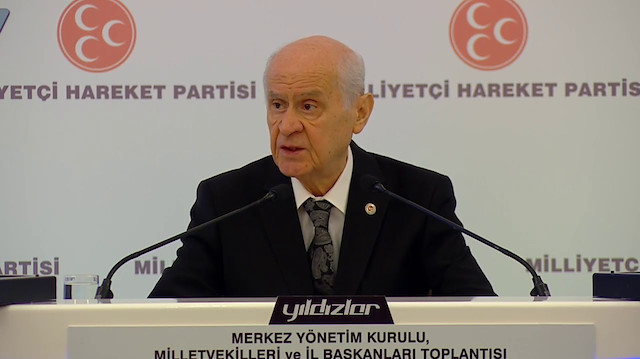 MHP Lideri Bahçeli açıklama yaptı.