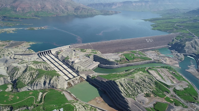 Türkiye'nin en büyük 4'üncü hidroelektrik santrali (HES) olan Ilısu Barajı