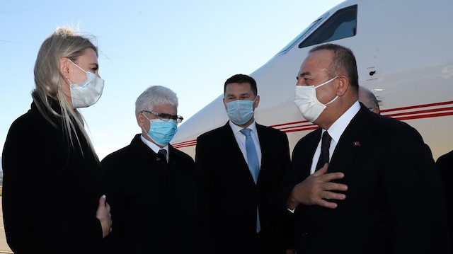 Dışişleri Bakanı Mevlüt Çavuşoğlu'nu taşıyan uçak, Soçi'ye iniş yaptı.