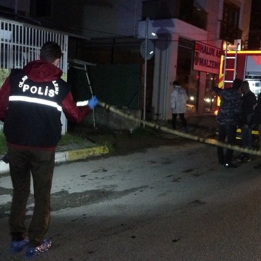 Tuzlada doğalgaz kutusu patladı: Korku dolu anlar kameraya yansıdı