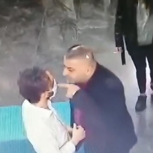 Küçükçekmecede veteriner hekime saldırı anı kamerada