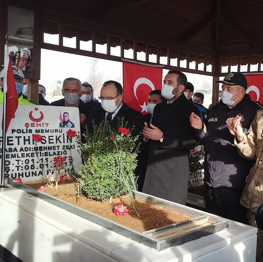 Şehit Fethi Sekin, mezarı başında anıldı