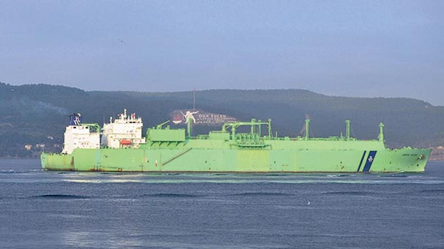  "Berge Arzew" adlı sıvılaştırılmış doğal gaz (LNG) gemisi 