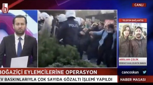 Terör propagandası paylaşımları tespit edilen Çelik'in babası “Oğlumla gurur duyuyorum” dedi.