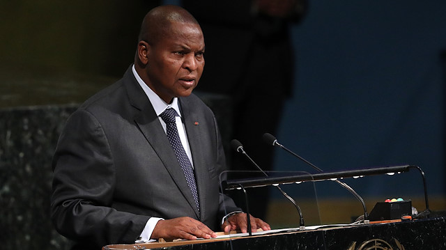 Central African Republic's President Faustin Archange Touadera 