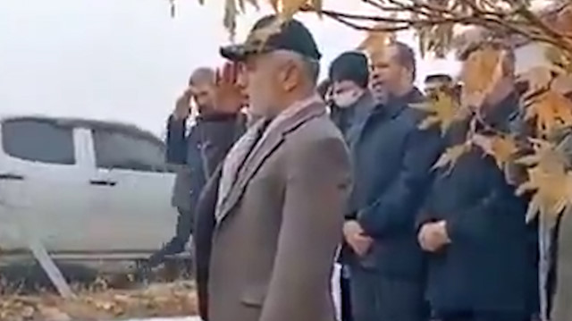 Kahramanmaraş'ta Kasım Süleymani posteri önünde yemin: Sen ölmedin huzurumuzdasın emrini bekliyoruz