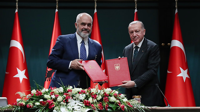 Cumhurbaşkanı Erdoğan: FETÖ'nün Türkiye-Arnavutluk ilişkilerini zehirlemesine izin vermeyeceğiz