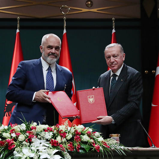 Cumhurbaşkanı Erdoğan: FETÖnün Türkiye-Arnavutluk ilişkilerini zehirlemesine izin vermeyeceğiz